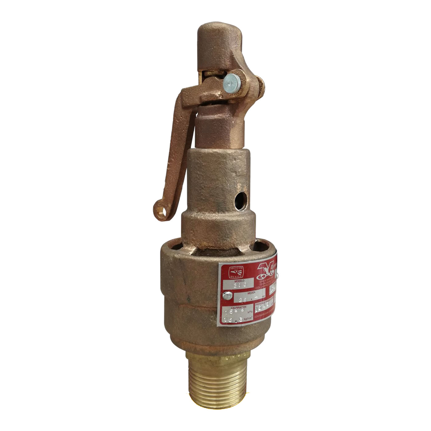 VALVULA DE SEGURIDAD  MOD: 210 VAYREMEX